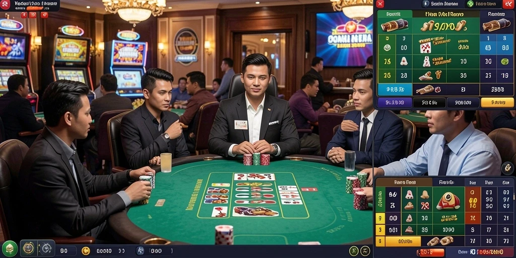Tampilan awal game menarik dan penuh warna.