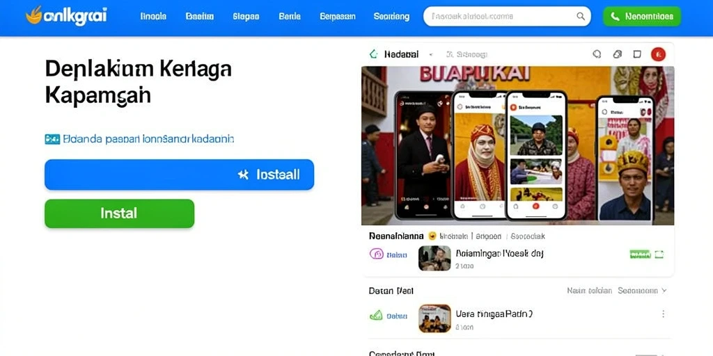 Tampilan grafis yang menarik dan penuh warna.