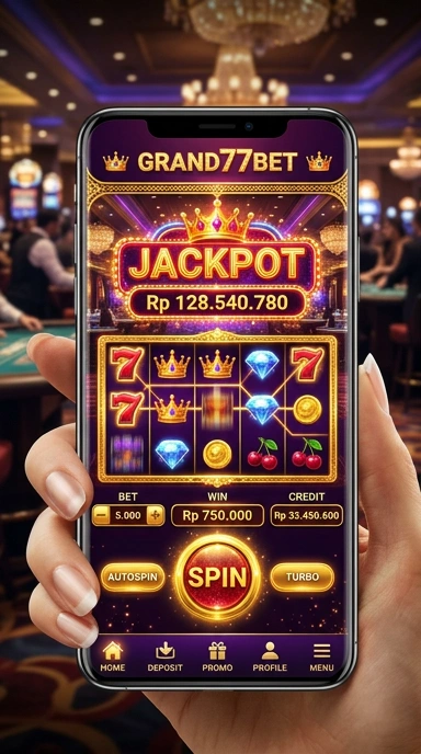 Pratinjau antarmuka grand77bet — aplikasi APK resmi Android v4.5.6